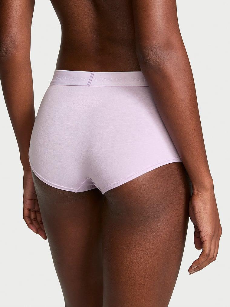Logolu Pamuklu Boyshort Kulot arka görünümü