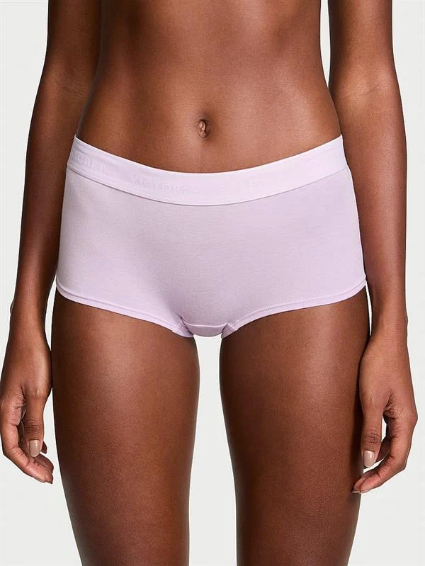 Logolu Pamuklu Boyshort Kulot