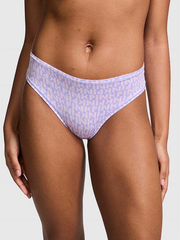 Pink Pamuklu Cheeky Kulot ön görünüm