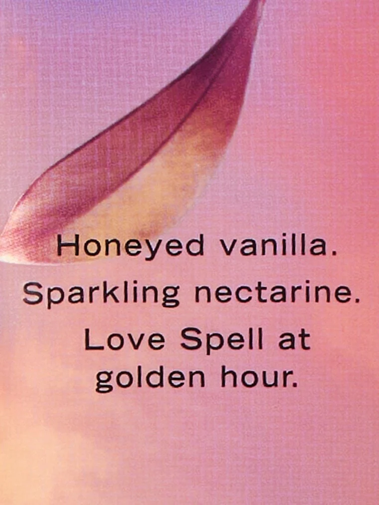 Love Spell Golden Vücut Losyonu arka görünüm