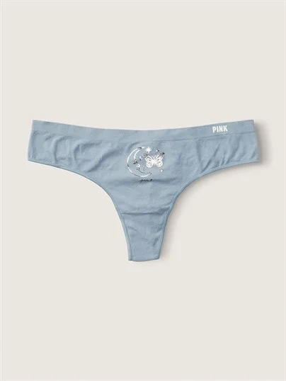 Pink Seamless Tanga Ic Camasiri