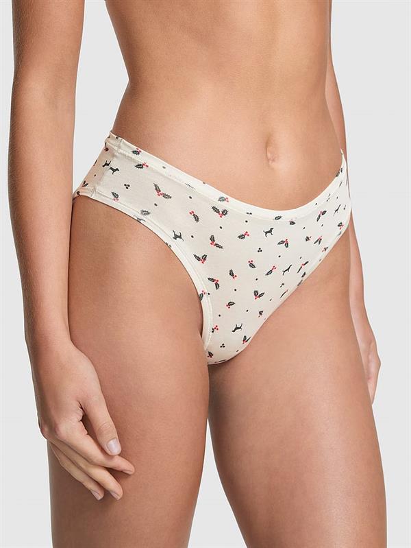 Pink Pamuklu Cheeky Kulot ön görünüm