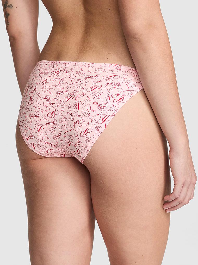 Pink Pamuklu Askili Bikini Kulot arka görünümü