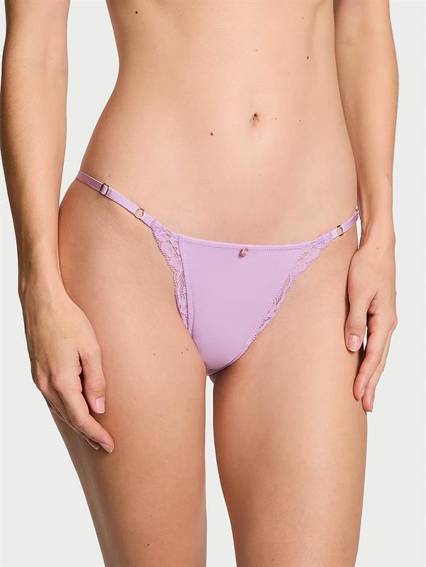 Dantel Kenarli Ayarlanabilir Ipli Bikini Kulot