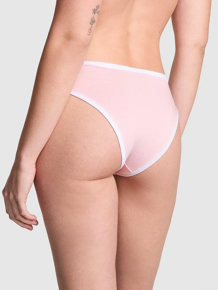 Pink Pamuklu Cheeky Kulot arka görünüm