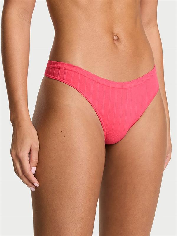 Seamless Pamuklu Ribanali Tanga