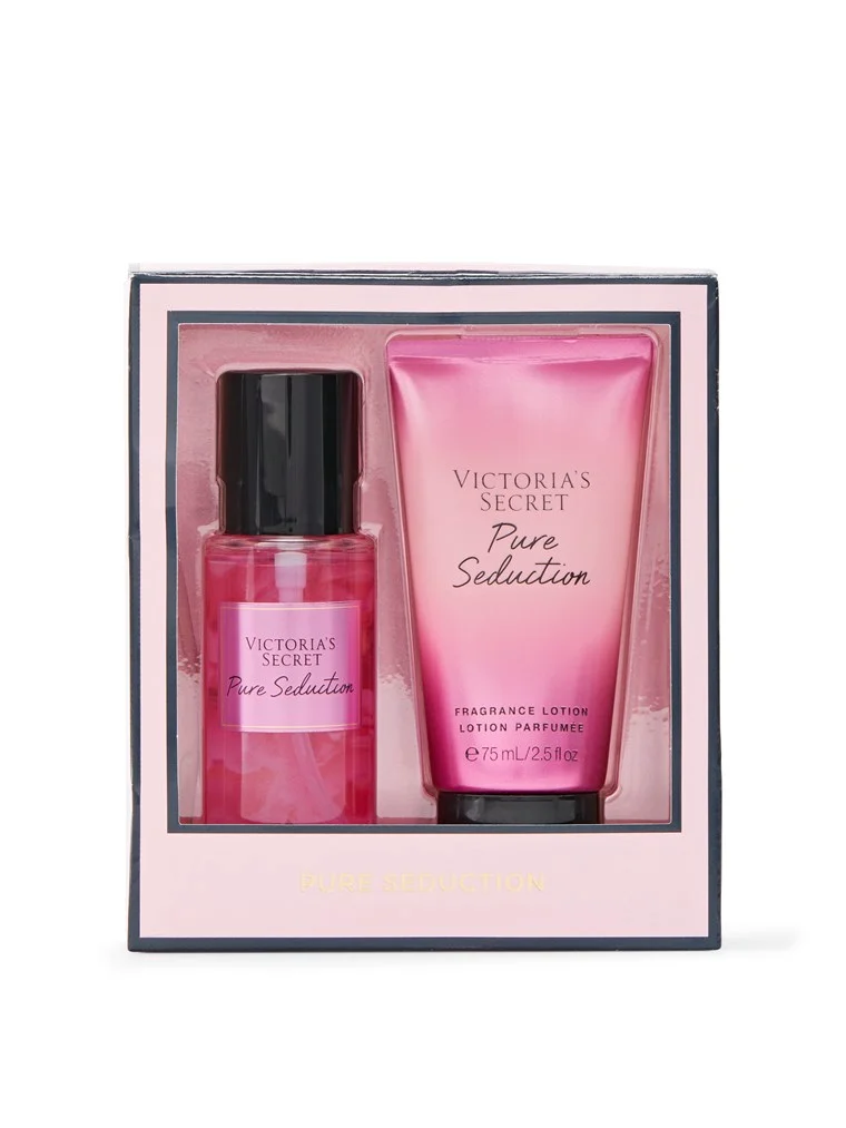 Pure Seduction Mini Vücut Spreyi Losyonu Seti arka görünüm