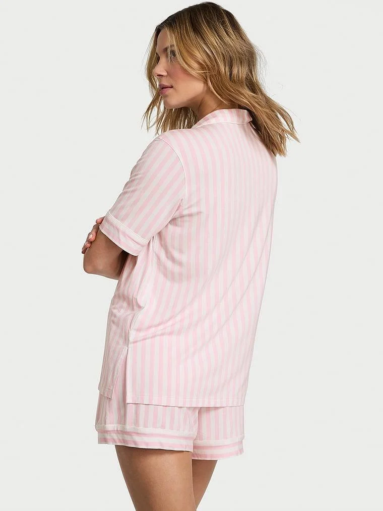Modal Kısa Pijama Takimi arka görünüm